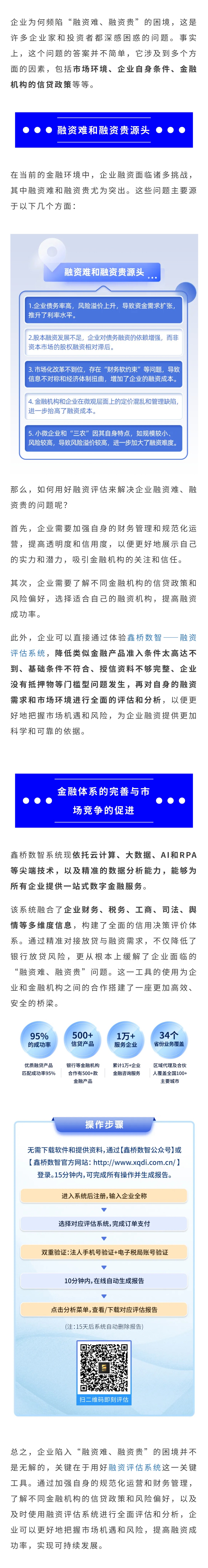 企业为何频陷“融资难、融资贵”？用好融资评估工具才是关键！(图1)